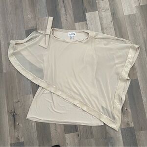 Joseph Ribkoff Sequin Asymmetric Blouse